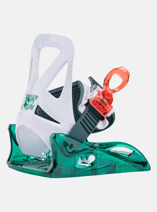 Burton Kids' Mini Grom Disc Snowboard Bindings Green/Multi 23601101300