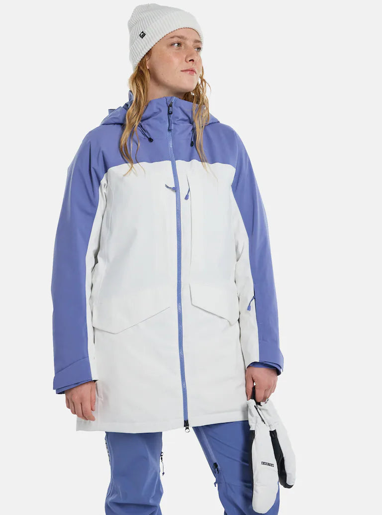 Load image into Gallery viewer, Burton Prowess 2.0 2L Jacket Slate Blue / Stout White 23828100400
