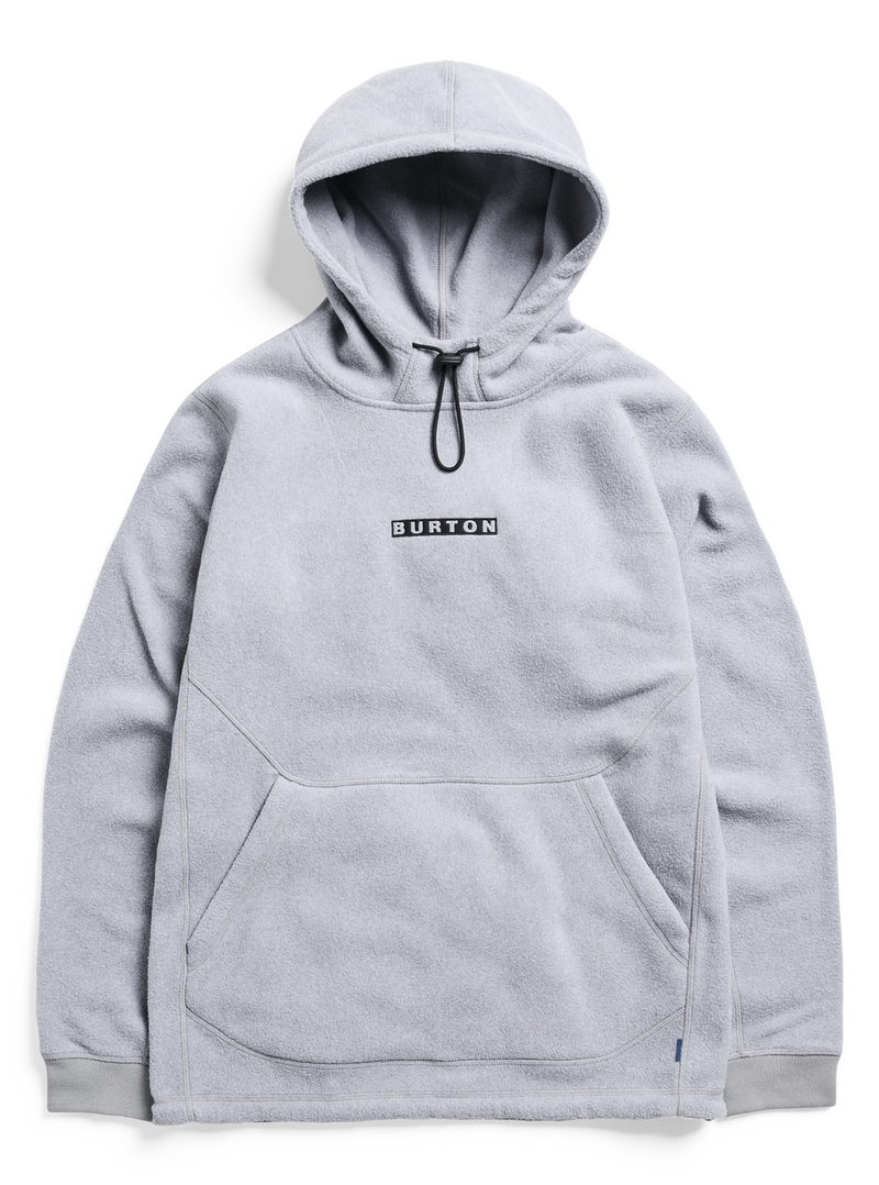Load image into Gallery viewer, Burton Men's Cinder Fleece Pullover Hoodie Gray Heather 23834100020
