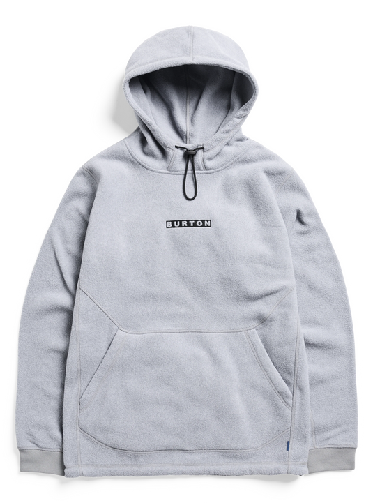 Burton Men's Cinder Fleece Pullover Hoodie Gray Heather 23834100020