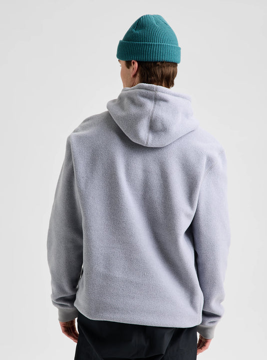 Burton Men's Cinder Fleece Pullover Hoodie Gray Heather 23834100020