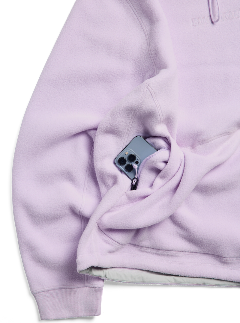 Load image into Gallery viewer, Burton Men's Cinder Fleece Pullover Hoodie Moondust Purple 2383410E9G
