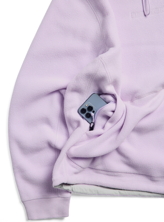 Burton Men's Cinder Fleece Pullover Hoodie Moondust Purple 2383410E9G
