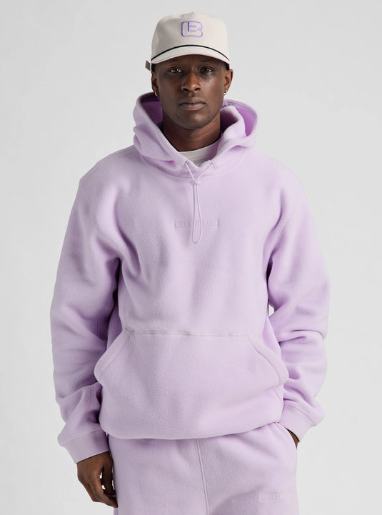 Burton Men's Cinder Fleece Pullover Hoodie Moondust Purple 2383410E9G