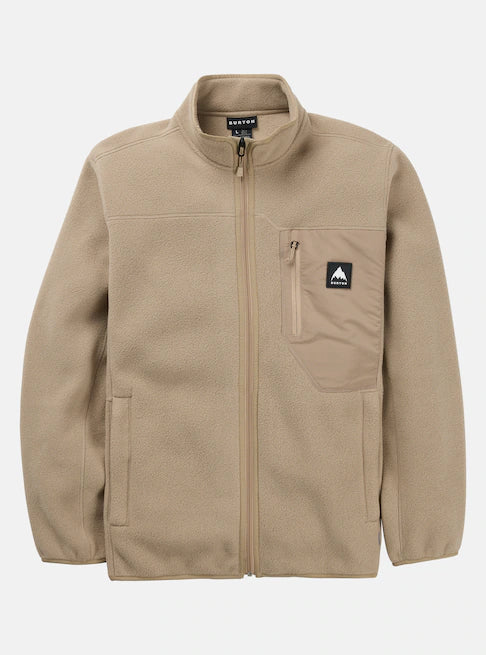Burton Men's Cinder Full-Zip Fleece Summit Taupe 2383710120