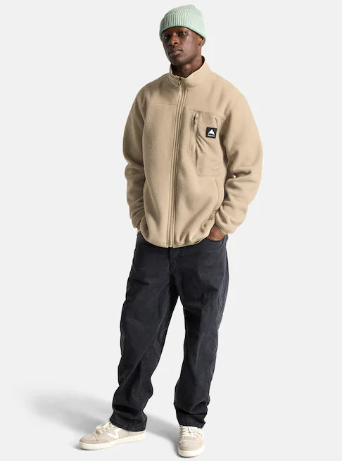 Load image into Gallery viewer, Burton Men&#39;s Cinder Full-Zip Fleece Summit Taupe 2383710120
