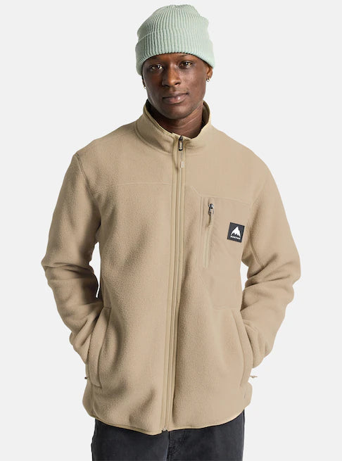 Load image into Gallery viewer, Burton Men&#39;s Cinder Full-Zip Fleece Summit Taupe 2383710120
