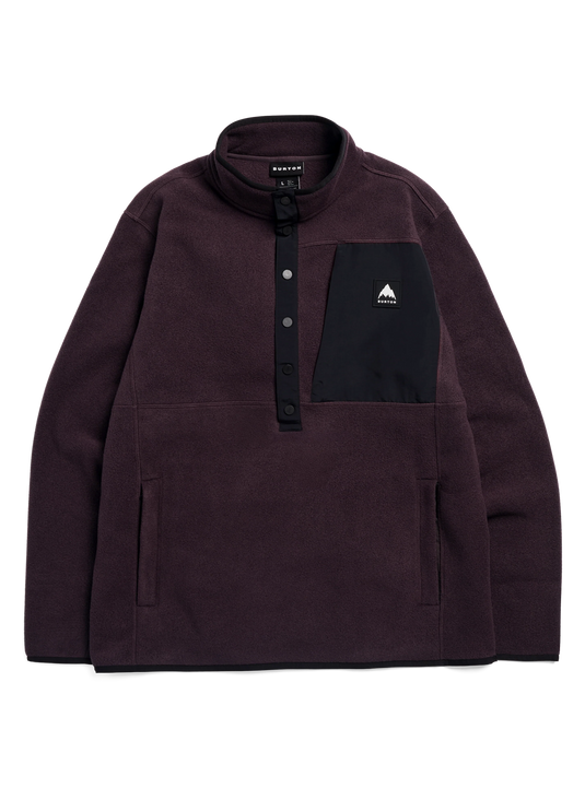 Burton Men's Cinder Fleece Pullover Bear Hug Brown 2383810E5C