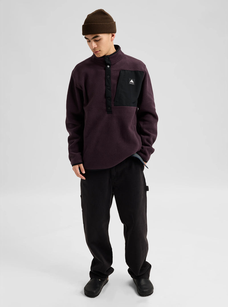 Load image into Gallery viewer, Burton Men's Cinder Fleece Pullover Bear Hug Brown 2383810E5C

