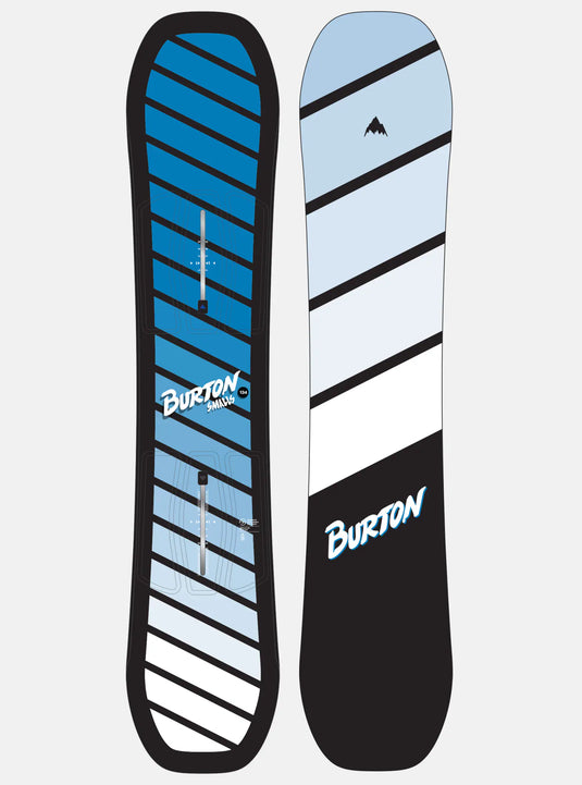Burton Kids' Smalls Flat Top 138 Snowboard Blue 23923100300138