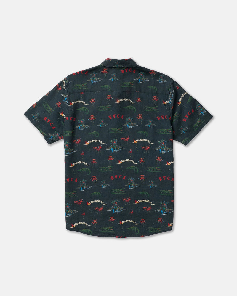 Load image into Gallery viewer, RVCA Men's Reception Short Sleeve Shirt Multi 23A041609-MUL
