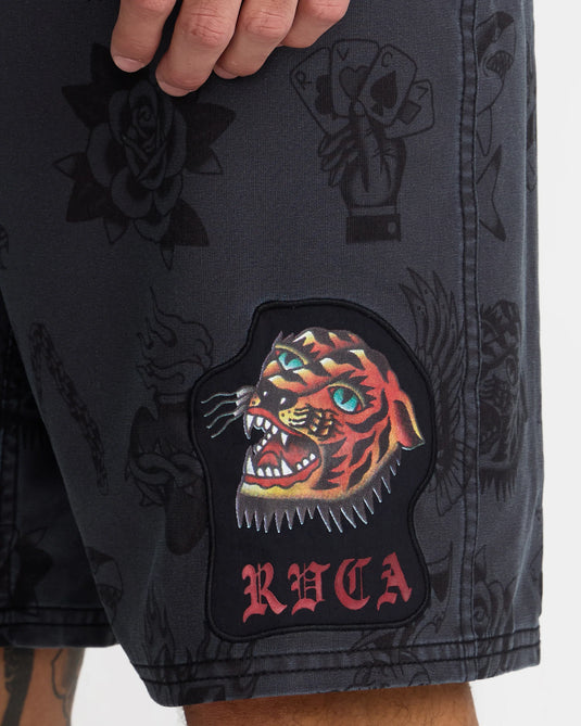 RVCA Men's Kaleb Boardshorts Black 23A252600-BLK