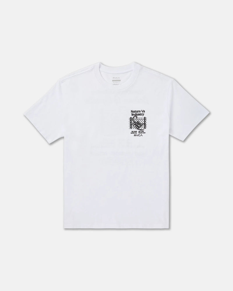 Load image into Gallery viewer, RVCA Men's Security Code T-Shirt White EVYZT00336-WHT
