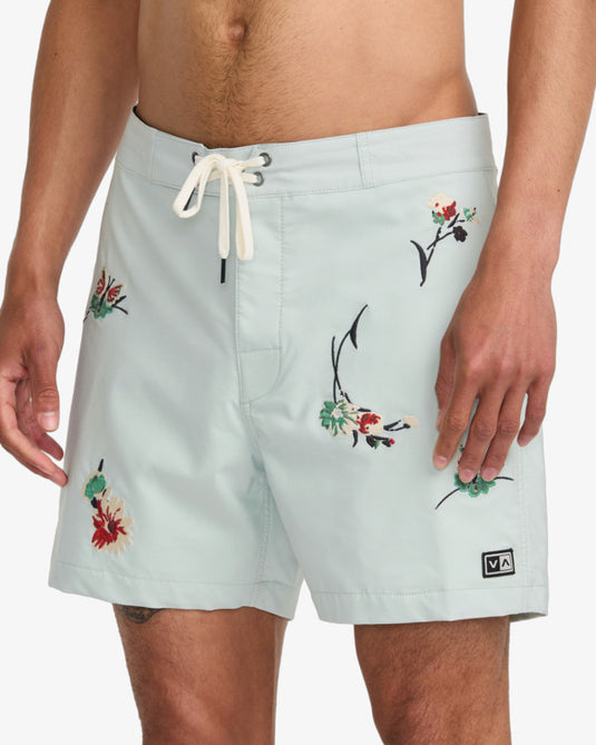 RVCA Men's Anytime Trunk 16" Boardshorts Green Tea 23A081504_GRT