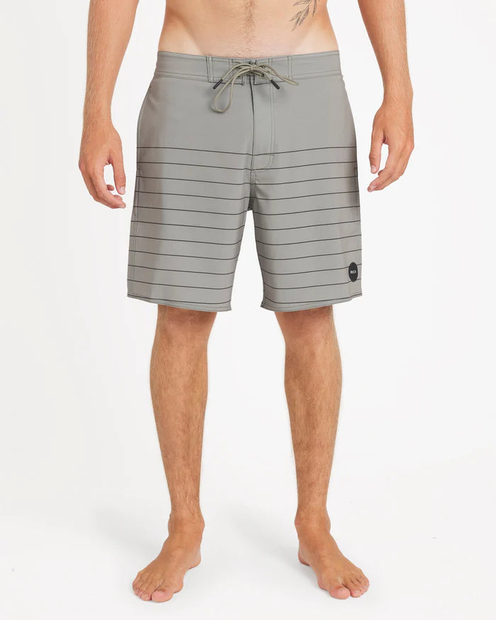 Load image into Gallery viewer, RVCA Men's Steady Stripe Boardshorts Aloe 23A081603-ALO
