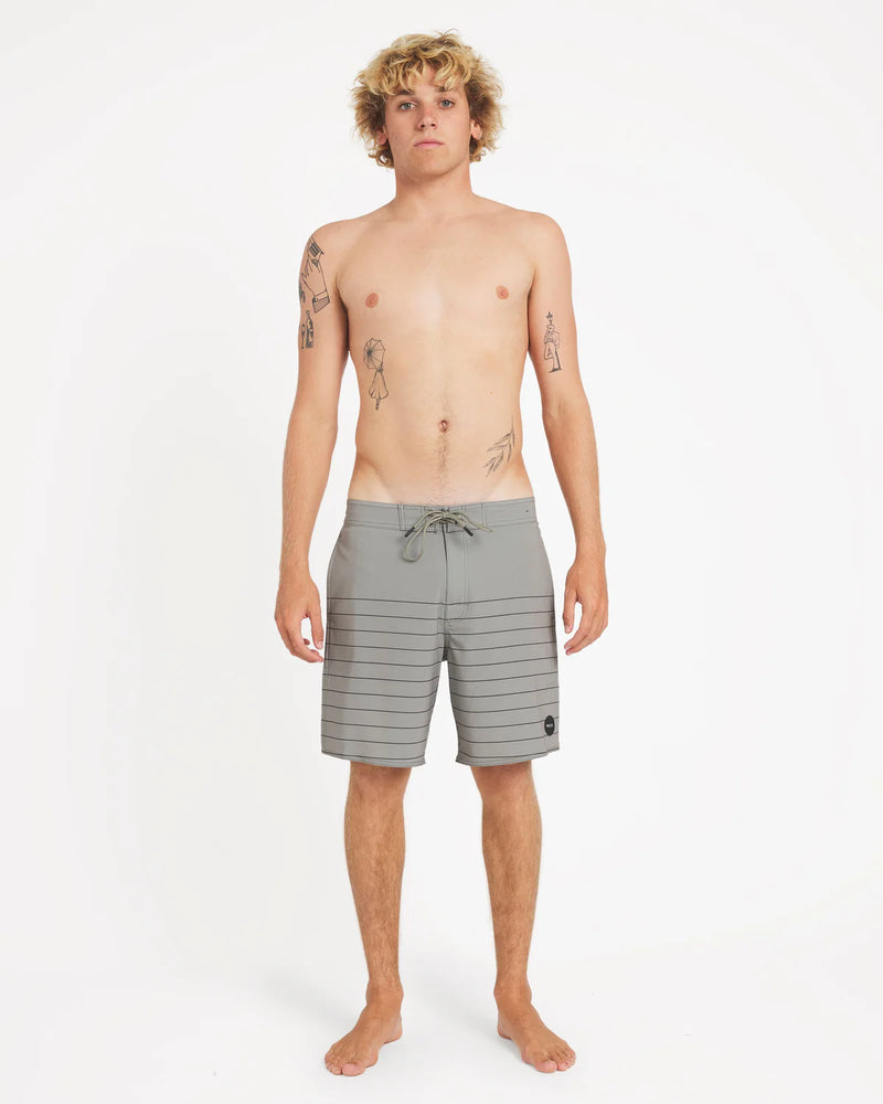 Load image into Gallery viewer, RVCA Men's Steady Stripe Boardshorts Aloe 23A081603-ALO
