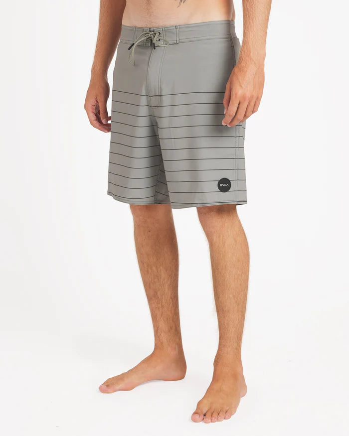 Load image into Gallery viewer, RVCA Men's Steady Stripe Boardshorts Aloe 23A081603-ALO
