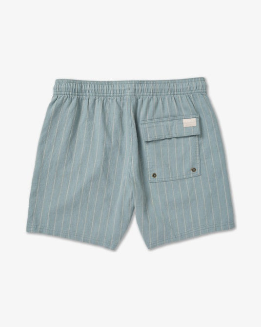 RVCA Men's Sands 17'' Elastic Waist Walkshorts Lead 23A101511-LED