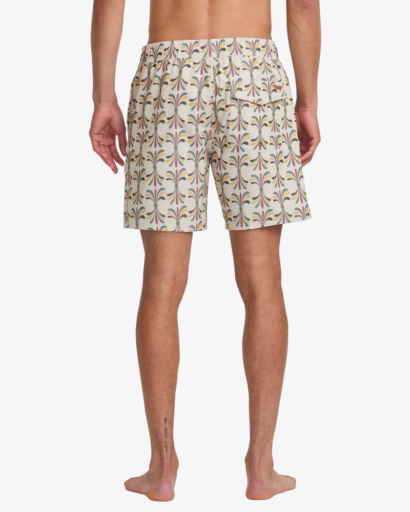 Load image into Gallery viewer, RVCA LA Eye Floral 17&quot; Board Shorts Light Khaki 23A251500_LKH
