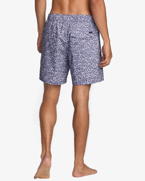 Load image into Gallery viewer, RVCA Men&#39;s Barba Roses Elastic 17&quot; Elasticated Shorts 23A252503-LBL

