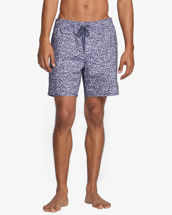 RVCA Men's Barba Roses Elastic 17