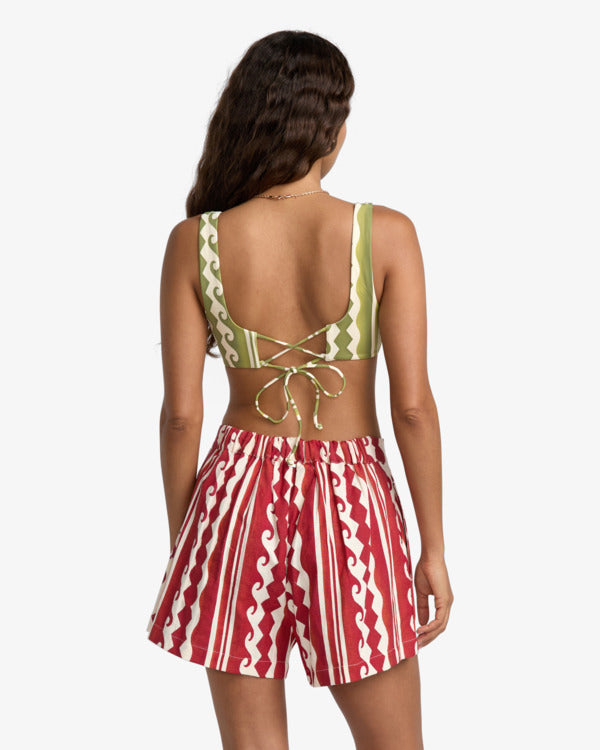 Load image into Gallery viewer, RVCA Women&#39;s Casey Shorts Pepper Red 23B092503-PPR
