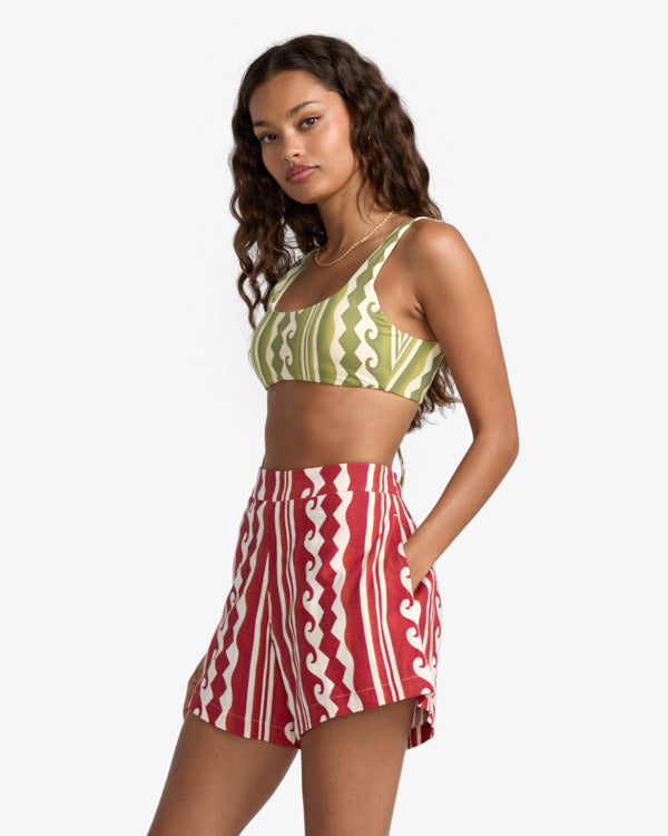 Load image into Gallery viewer, RVCA Women&#39;s Casey Shorts Pepper Red 23B092503-PPR

