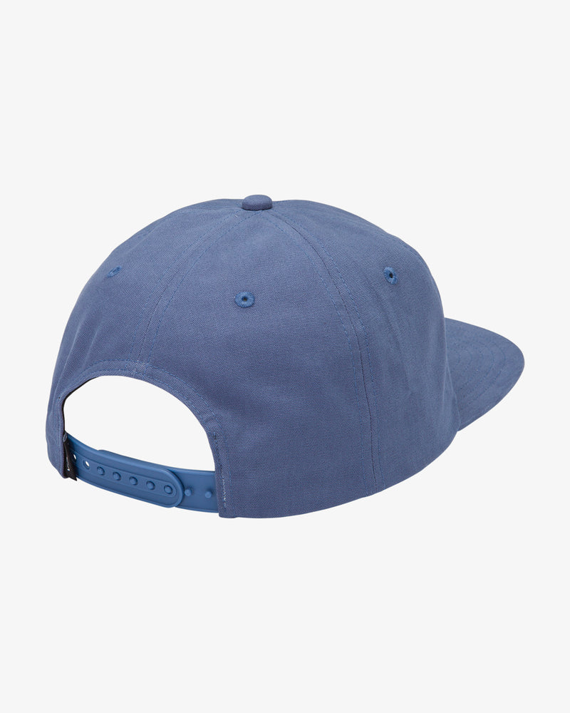 Load image into Gallery viewer, RVCA Mens LA Sunn Snapback Cap Vintage Navy 23D551500-VNY
