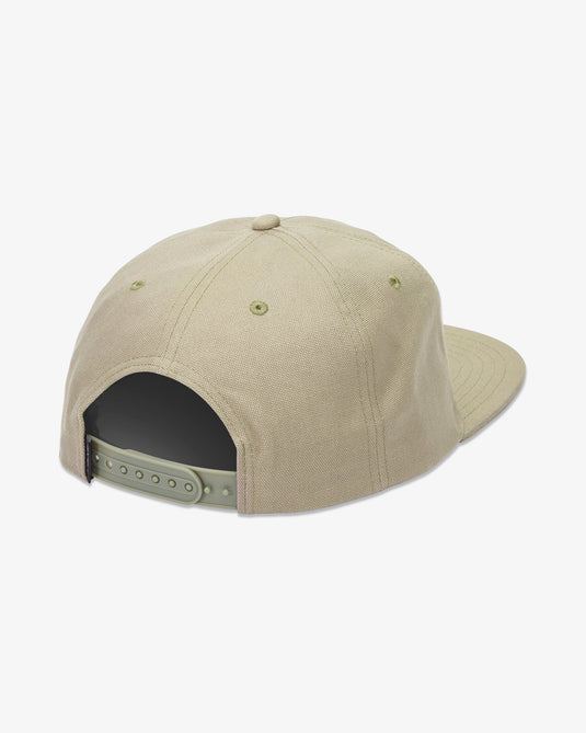 RVCA Men's Jacobs Va Snapback Cap Mushroom 23D552501_MSH