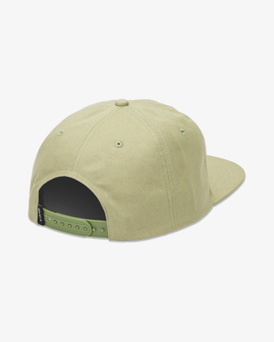 RVCA Men's Rise Cuts Snapback Cap Ranger Green 23D552505_RGR