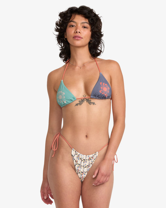 RVCA Women's Lauryn Skimpy Coverage Bikini Bottoms Multi 23O231500_MUL
