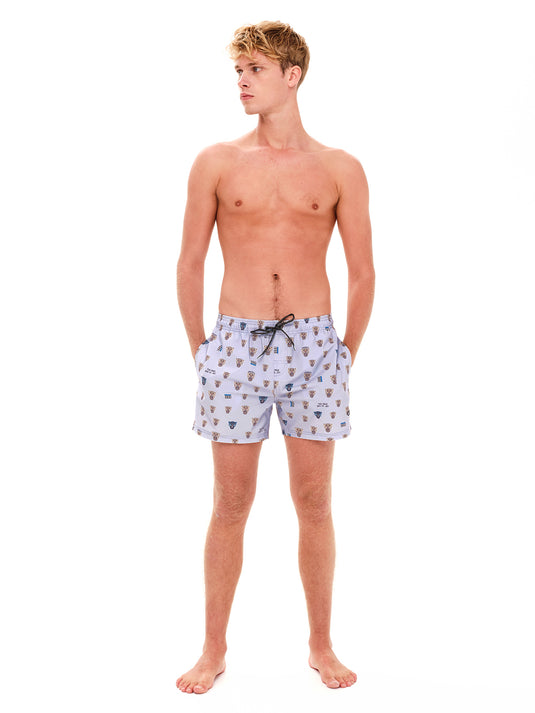 Emerson Men's Elastic Volleyball Swimsuit 36 cm Lilac 241.EM504.42-Pr414-Lilac