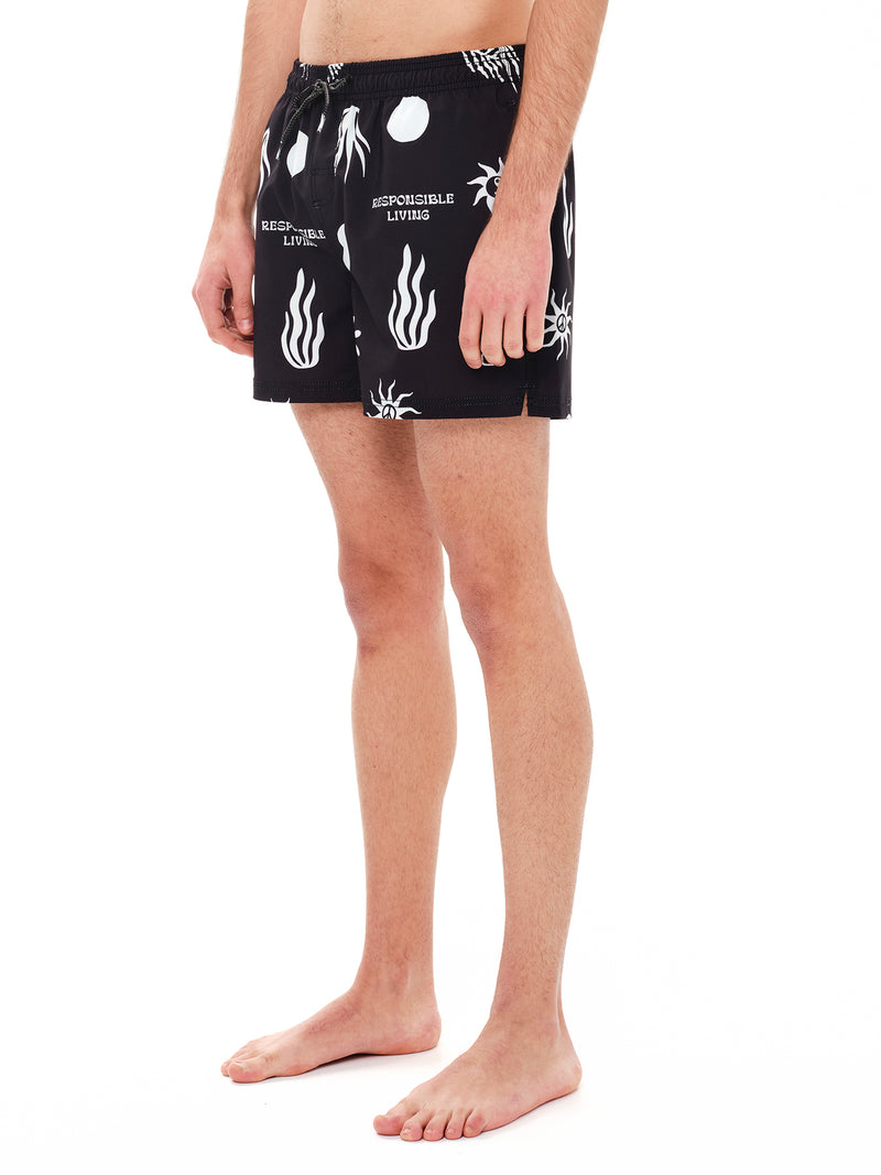 Load image into Gallery viewer, Emerson Men's Elastic Volleyball Swimsuit 36 cm Black 241.EM504.42-Pr426-Black
