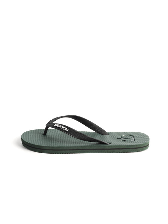 Emerson Men's Flip Flops Army Green/Black 41.EM95.03-Army-Green-Black