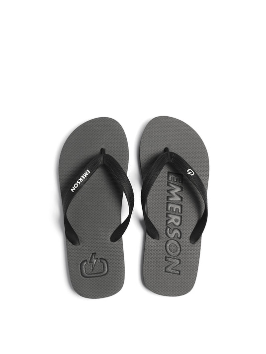 Emerson Men's Flip Flops D.Grey/Black 241.EM95.03-D-Grey-Black