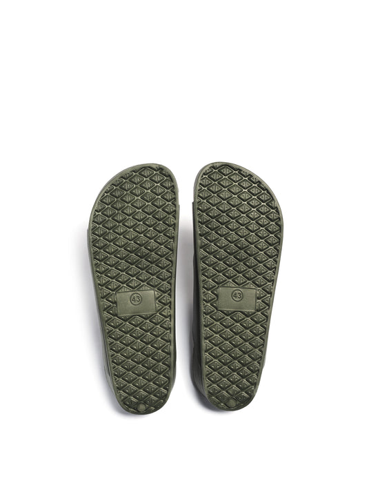 Emerson Men's Two-Strap Slides Army Green 241.EM95.25-Army-Green