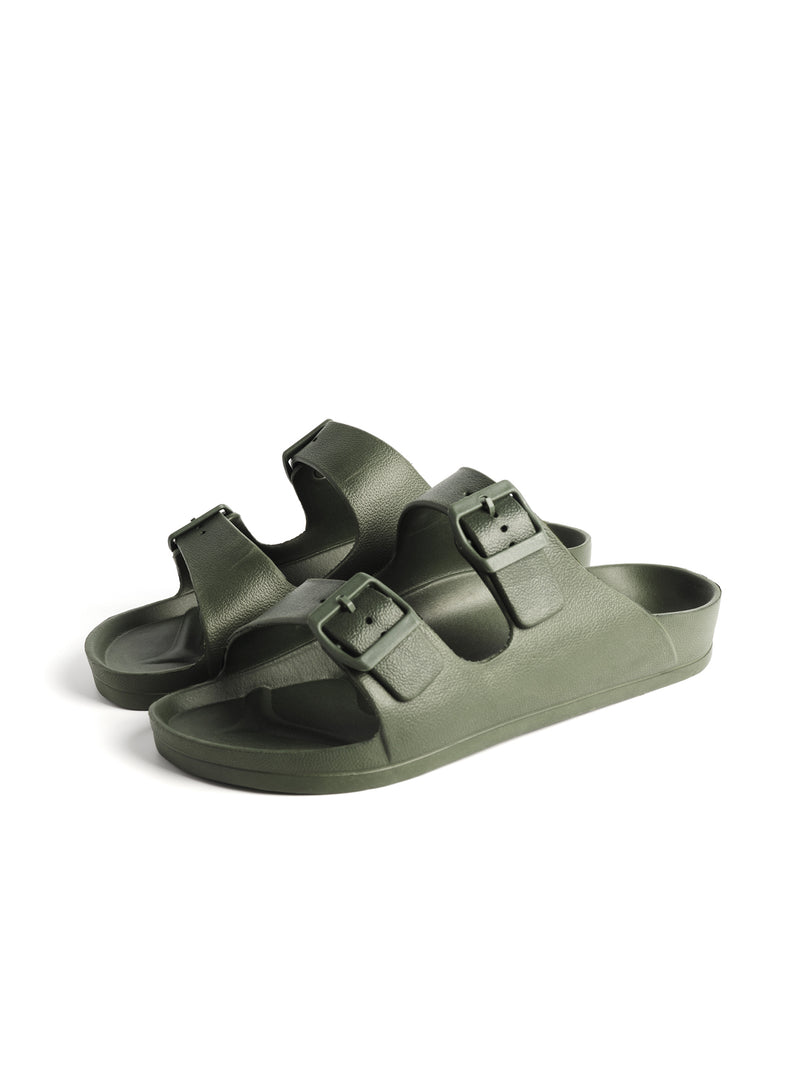 Load image into Gallery viewer, Emerson Men's Two-Strap Slides Army Green 241.EM95.25-Army-Green
