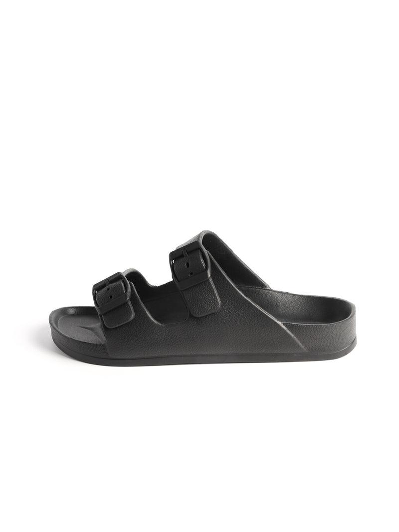 Load image into Gallery viewer, Emerson Men's Two-Strap Slides Black 241.EM95.25-Black
