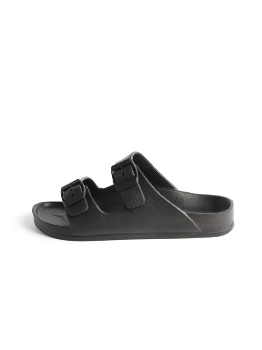 Emerson Men's Two-Strap Slides Black 241.EM95.25-Black