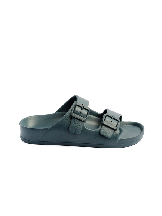 Emerson Men's Two-Strap Slides Dusty Blue 241.EM95.25-Dusty-Blue