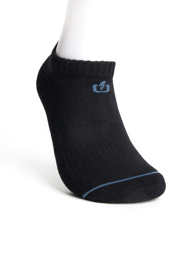 Load image into Gallery viewer, Emerson Unisex Basic Low Socks (3-Pack) Black 241.EU08.41-Black
