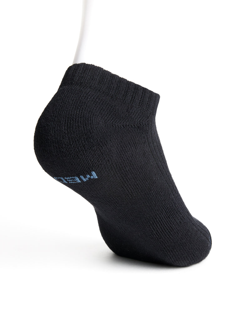 Load image into Gallery viewer, Emerson Unisex Basic Low Socks (3-Pack) Black 241.EU08.41-Black
