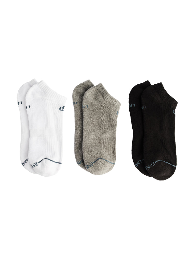 Load image into Gallery viewer, Emerson Unisex Basic Low Socks (3-Pack) Multi 241.EU08.41-Multi
