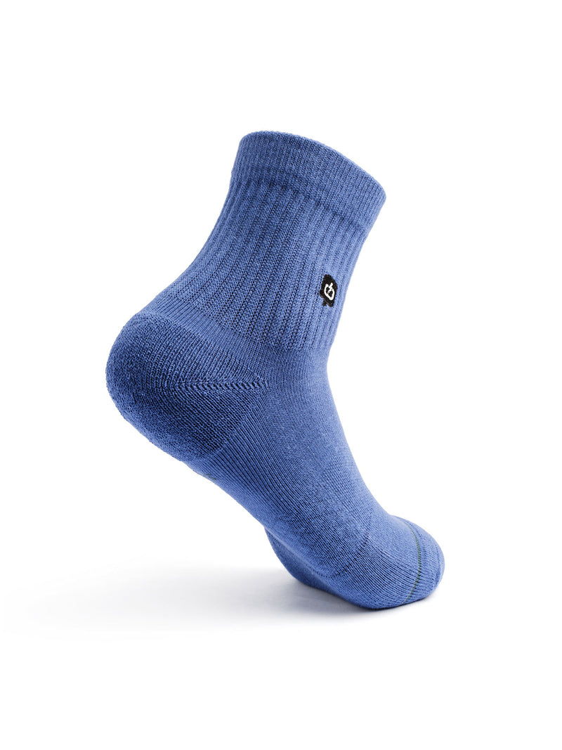 Load image into Gallery viewer, Emerson Unisex Basic Mid Crew Socks (2 Pack) Blue Violet/Dusty Orange 241.EU08.43-Blue Violet/Dusty Orange
