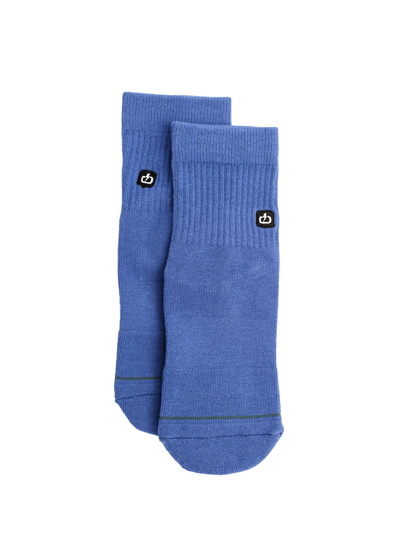 Load image into Gallery viewer, Emerson Unisex Basic Mid Crew Socks (2 Pack) Blue Violet/Dusty Orange 241.EU08.43-Blue Violet/Dusty Orange
