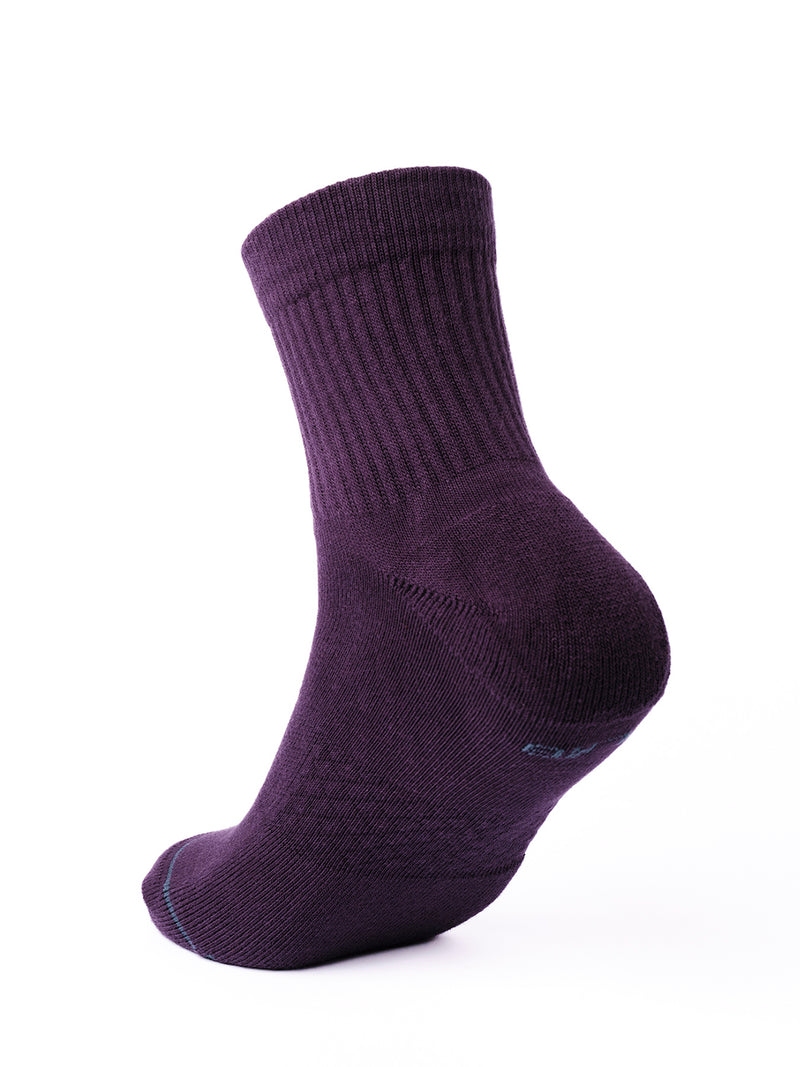 Load image into Gallery viewer, Emerson Unisex Basic Mid Crew Socks (2 Pack) Petrol/D.Purple 241.EU08.43-Petrol/D.Purple
