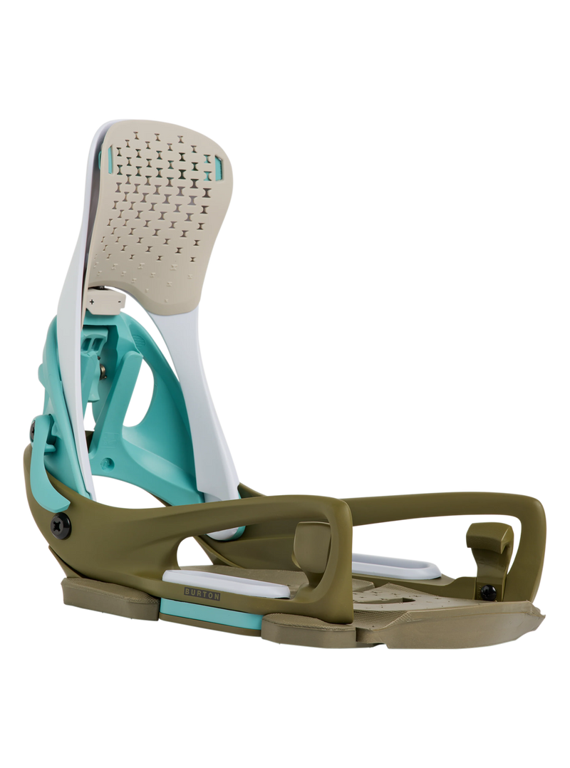 Load image into Gallery viewer, Burton Men's Step On Genesis EST Snowboard Bindings White 2437611E9M
