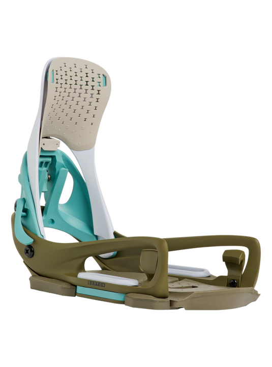 Burton Men's Step On Genesis EST Snowboard Bindings White 2437611E9M