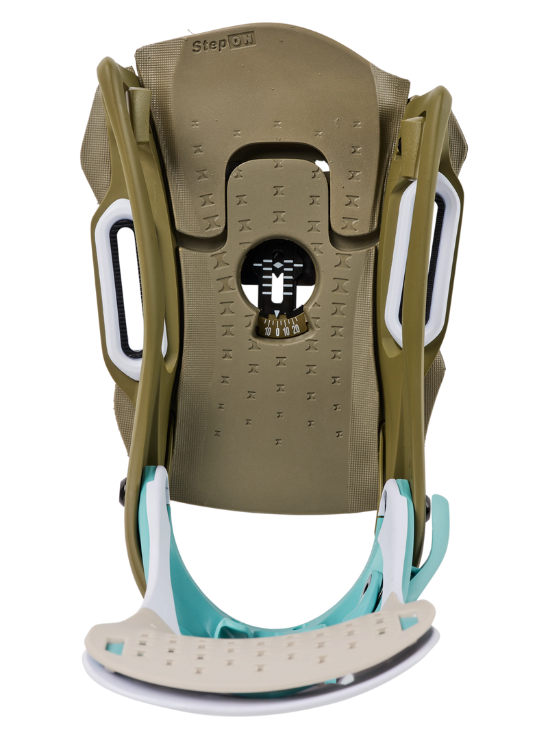 Load image into Gallery viewer, Burton Men's Step On Genesis EST Snowboard Bindings White 2437611E9M
