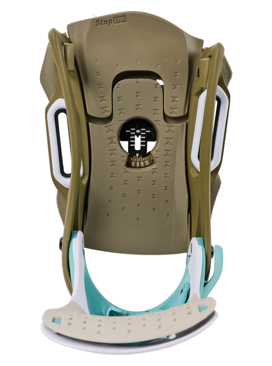 Burton Men's Step On Genesis EST Snowboard Bindings White 2437611E9M